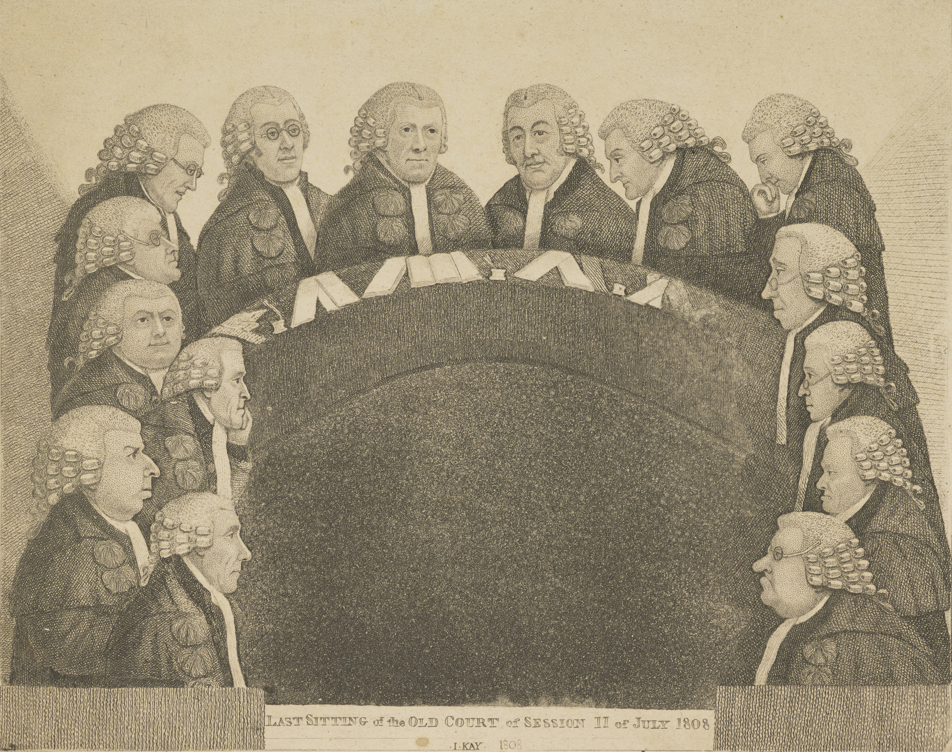 The Last sitting of the Old Court of Session