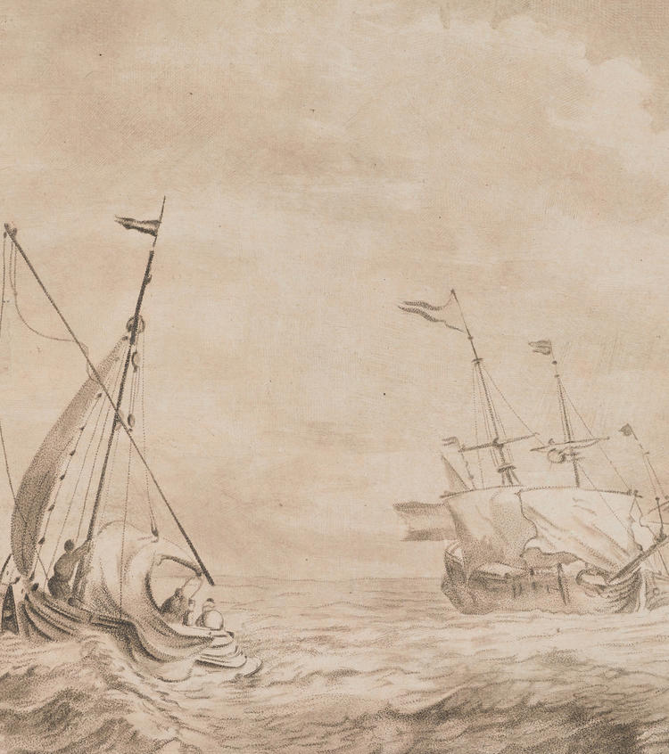 Captain William Baillie, Ships sailing on a calm sea